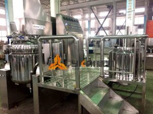 　High shear emulsifying mixer　 for producing cosmeceutical